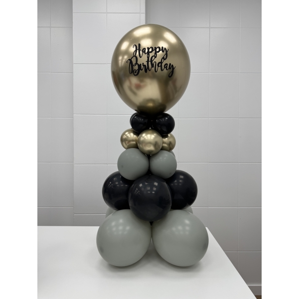 Globos "Feliz cumpleaños 3"